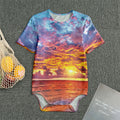 Maldives Sunset Print Men's Bodysuit