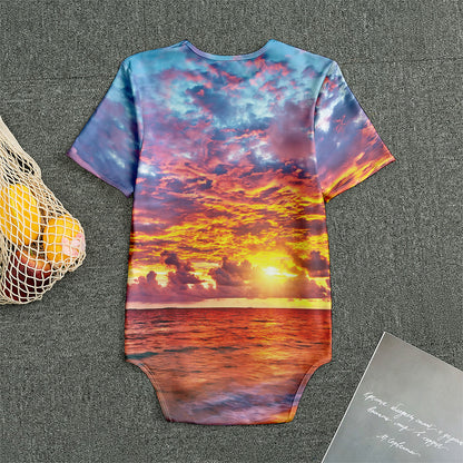 Maldives Sunset Print Men's Bodysuit