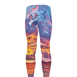 Maldives Sunset Print Men's leggings