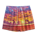 Maldives Sunset Print Mesh Shorts