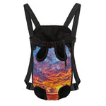 Maldives Sunset Print Pet Carrier Backpack
