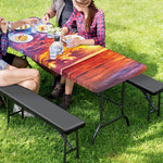 Maldives Sunset Print Picnic Table Cover