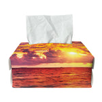 Maldives Sunset Print Rectangle Tissue Box Cover
