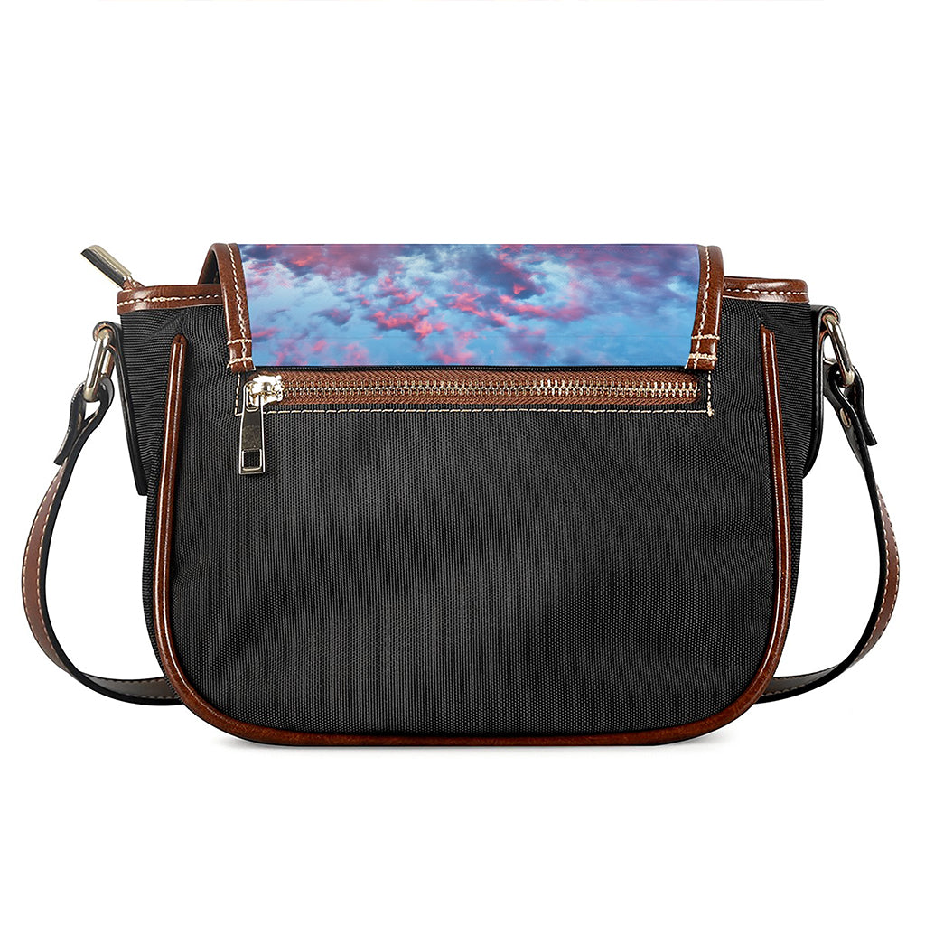 Maldives Sunset Print Saddle Bag
