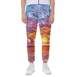 Maldives Sunset Print Scuba Joggers