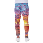 Maldives Sunset Print Scuba Joggers