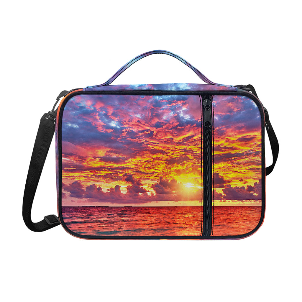 Maldives Sunset Print Shoulder Strap Bible Bag