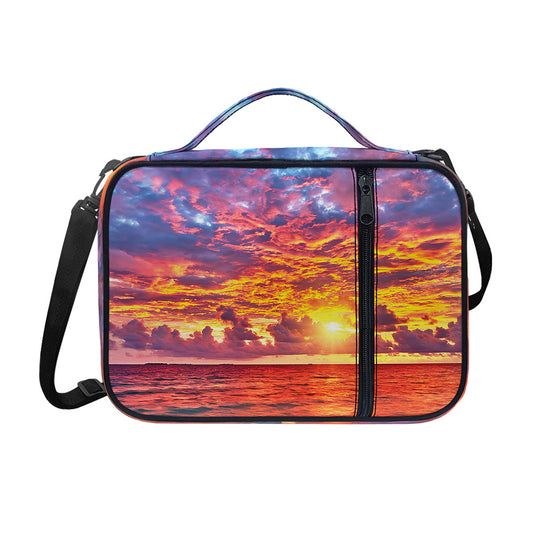 Maldives Sunset Print Shoulder Strap Bible Bag