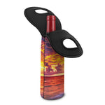 Maldives Sunset Print Single Neoprene Wine Tote