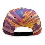 Maldives Sunset Print Snapback Cap