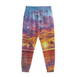 Maldives Sunset Print Sweatpants