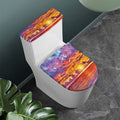 Maldives Sunset Print Toilet Lid And Tank Cover Set