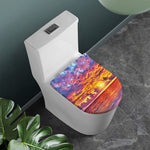 Maldives Sunset Print Toilet Lid Cover