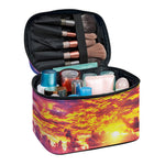 Maldives Sunset Print Travel Makeup Bag
