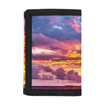 Maldives Sunset Print Trifold Wallet