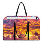 Maldives Sunset Print Utility Tote Bag