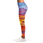 Maldives Sunset Print Women's Leggings