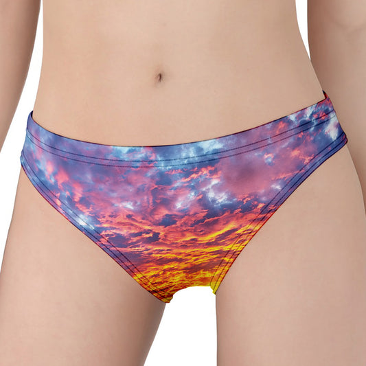 Maldives Sunset Print Women's Panties