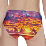 Maldives Sunset Print Women's Panties