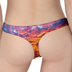 Maldives Sunset Print Women's Thong