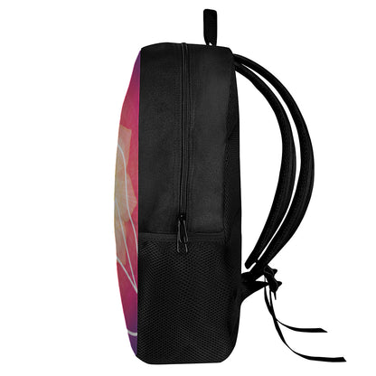 Mandala Chakras Aura Print 17 Inch Backpack