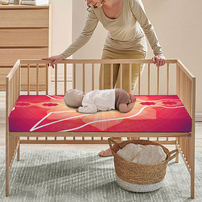 Mandala Chakras Aura Print Baby Crib Sheet
