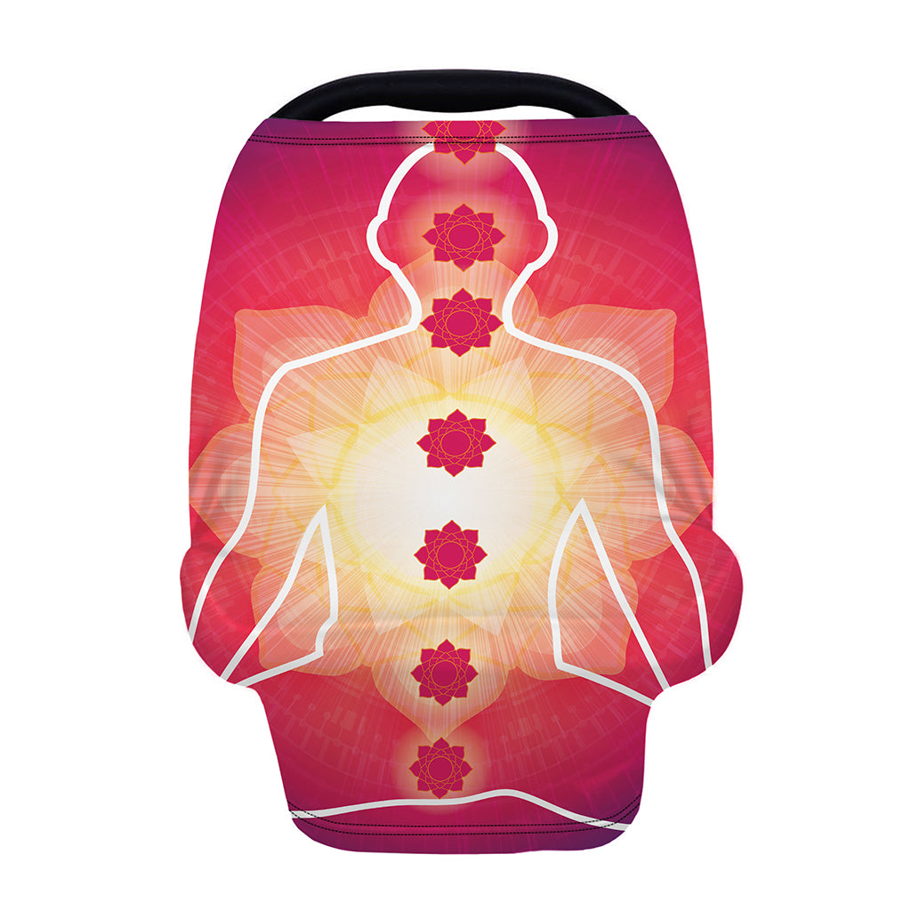 Mandala Chakras Aura Print Baby Seat Cover
