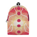 Mandala Chakras Aura Print School Backpack