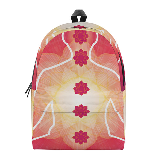 Mandala Chakras Aura Print Backpack