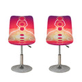 Mandala Chakras Aura Print Bar Stool Covers