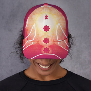 Mandala Chakras Aura Print Baseball Cap