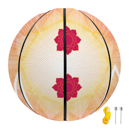 Mandala Chakras Aura Print Basketball
