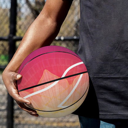Mandala Chakras Aura Print Basketball