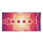 Mandala Chakras Aura Print Beach Towel