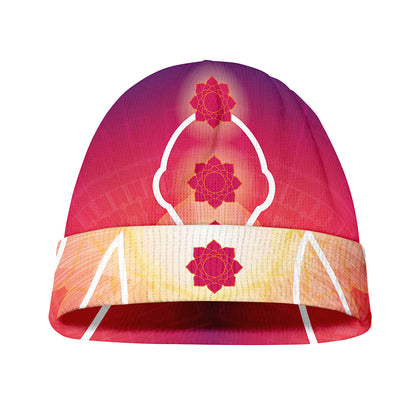Mandala Chakras Aura Print Beanie