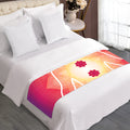 Mandala Chakras Aura Print Bed Runner
