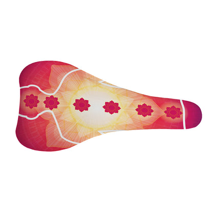 Mandala Chakras Aura Print Bicycle Seat Cover
