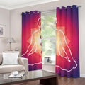 Mandala Chakras Aura Print Dimout Grommet Curtains