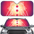 Mandala Chakras Aura Print Car Windshield Sun Shade