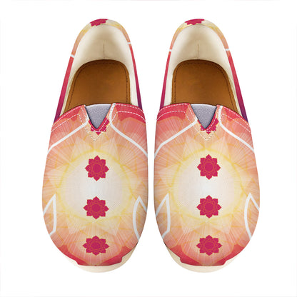 Mandala Chakras Aura Print Casual Shoes
