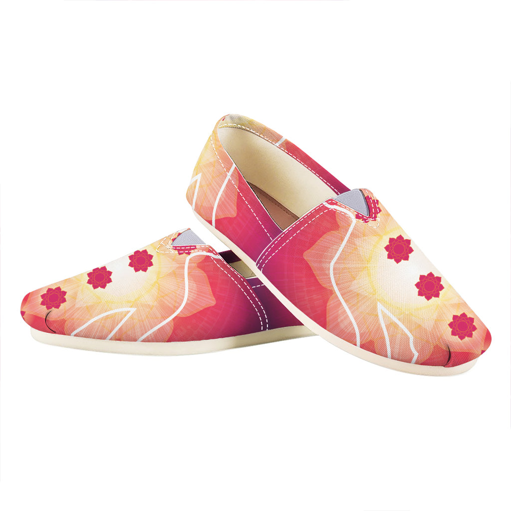 Mandala Chakras Aura Print Casual Shoes