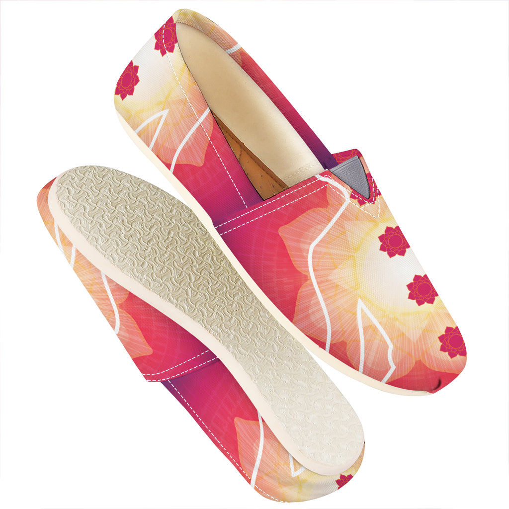 Mandala Chakras Aura Print Casual Shoes