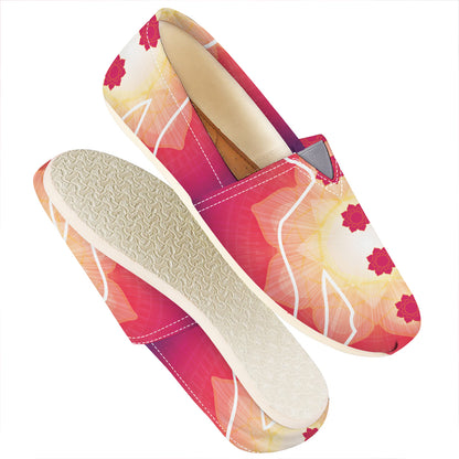 Mandala Chakras Aura Print Casual Shoes