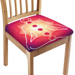 Mandala Chakras Aura Print Chair Cushion Cover