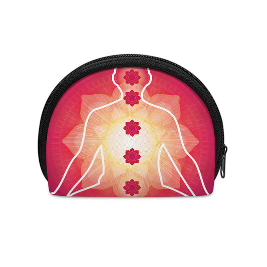 Mandala Chakras Aura Print Coin Purse