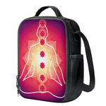 Mandala Chakras Aura Print Crossbody Lunch Bag