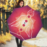 Mandala Chakras Aura Print Foldable Umbrella