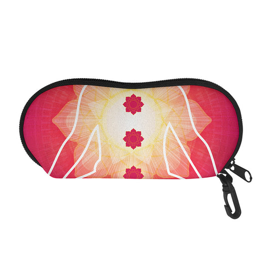 Mandala Chakras Aura Print Glasses Case