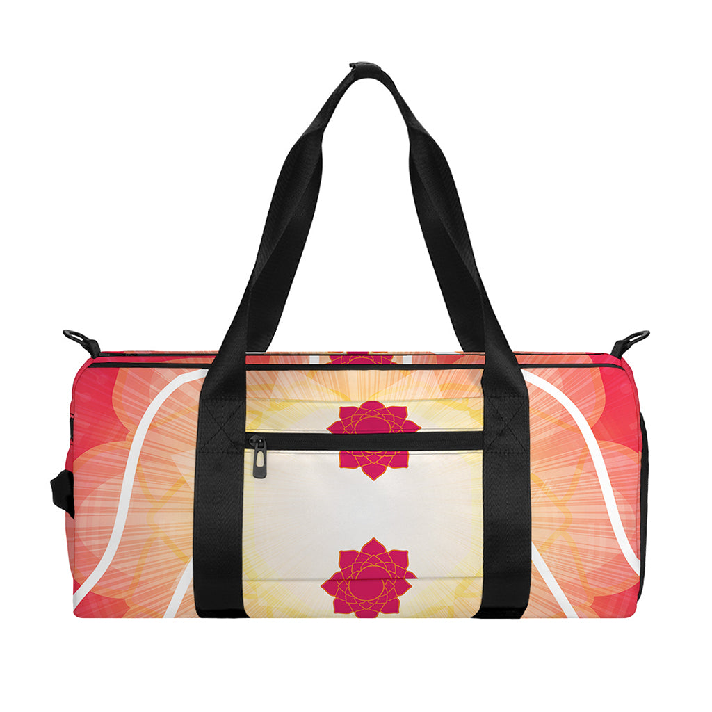 Mandala Chakras Aura Print Gym Bag
