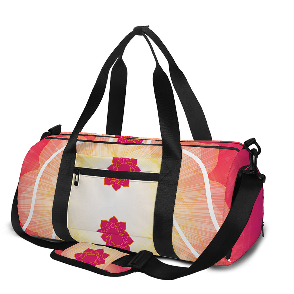 Mandala Chakras Aura Print Gym Bag